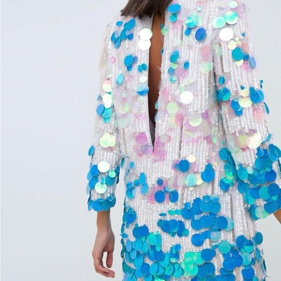 ASOS EDITION Sequin Shift Dress - Picture 7 of 7